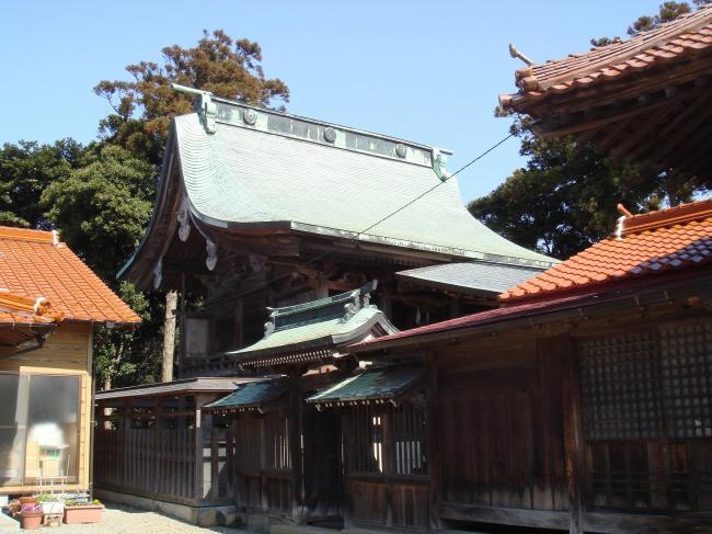 櫛代賀姫神社本殿(国登録有形文化財)の外観の写真