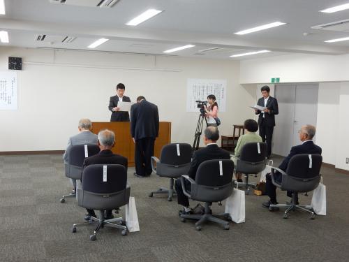 日本赤十字社表彰贈呈式の様子の写真