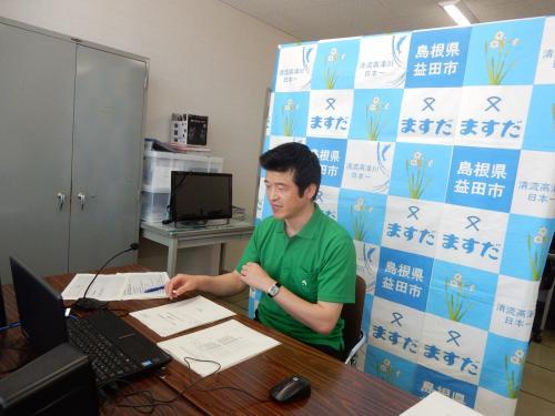 新型コロナウイルス感染症に係る知事との意見交換会が行われている様子の写真