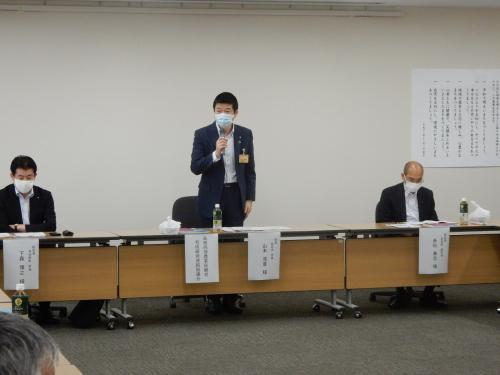 後継者育成確保連絡協議会総会が行われている様子の写真