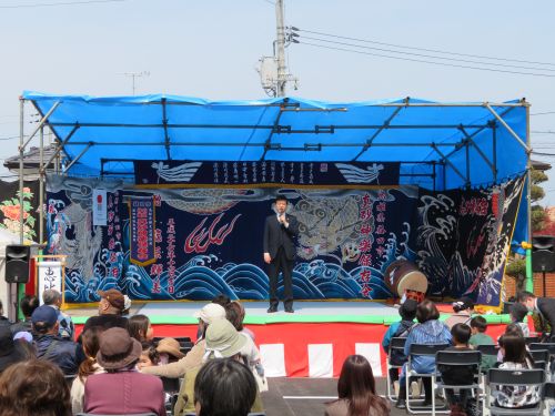 雪舟の郷記念館プレオープンイベントに出席の市長の写真