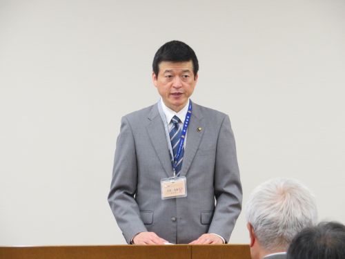 日本赤十字社表彰贈呈式に出席の市長の写真