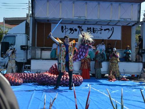 ゆかた益田まつりに参加の市長の写真2