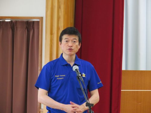 益田市柿本人麿公顕彰会総会に出席の市長の写真