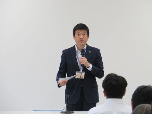 益田市交通対策協議会総会に出席の市長の写真