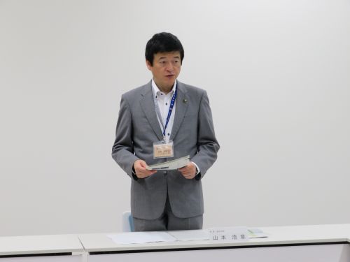 益田市沿岸漁業水産振興協議会通常総会に出席の市長の写真