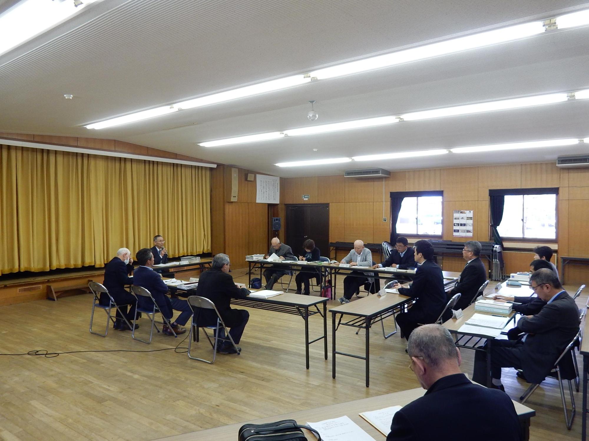 匹見地域協議会の様子の写真