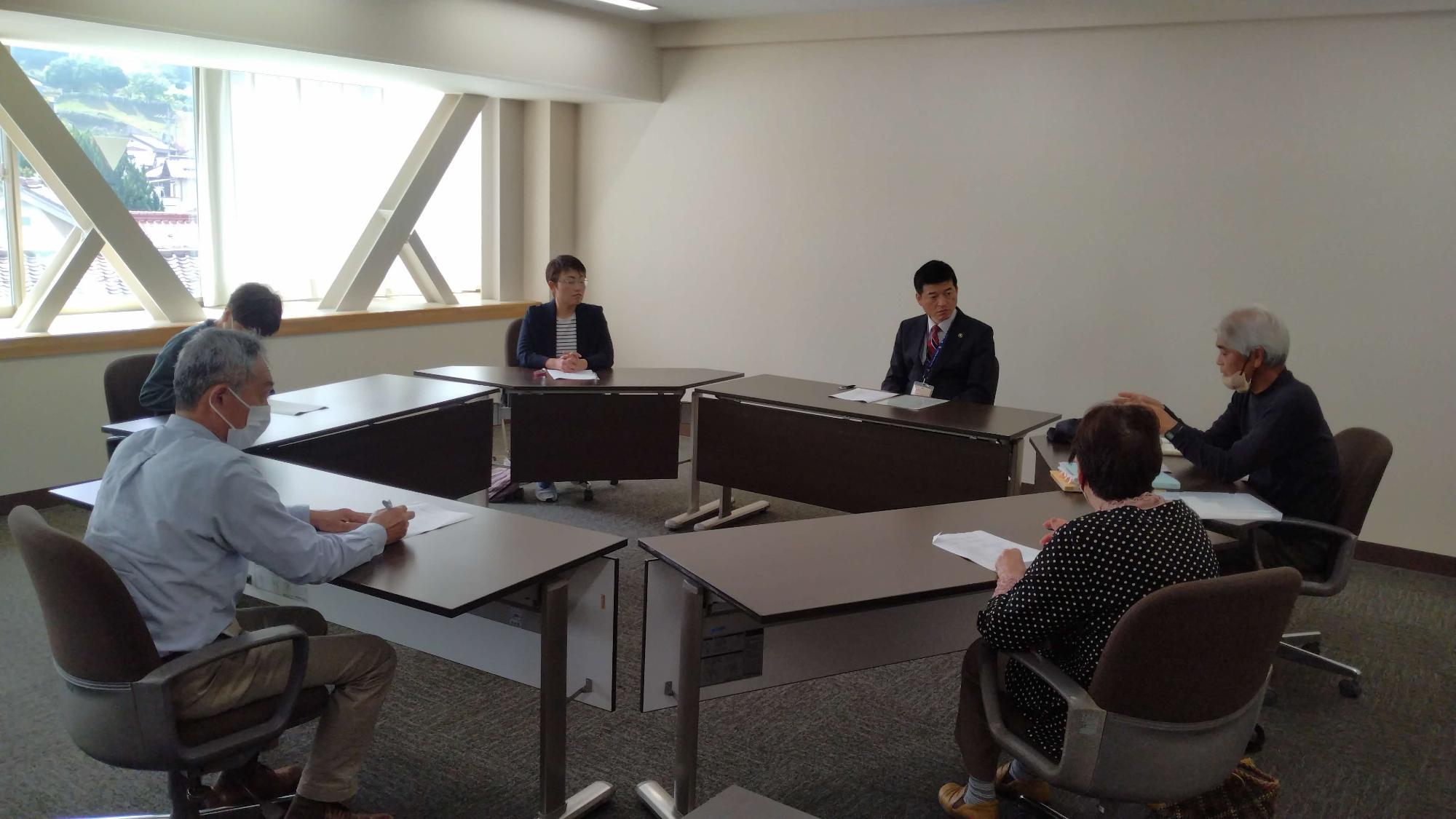 市長訪問座談会「住民主体の移動手段を考える会」