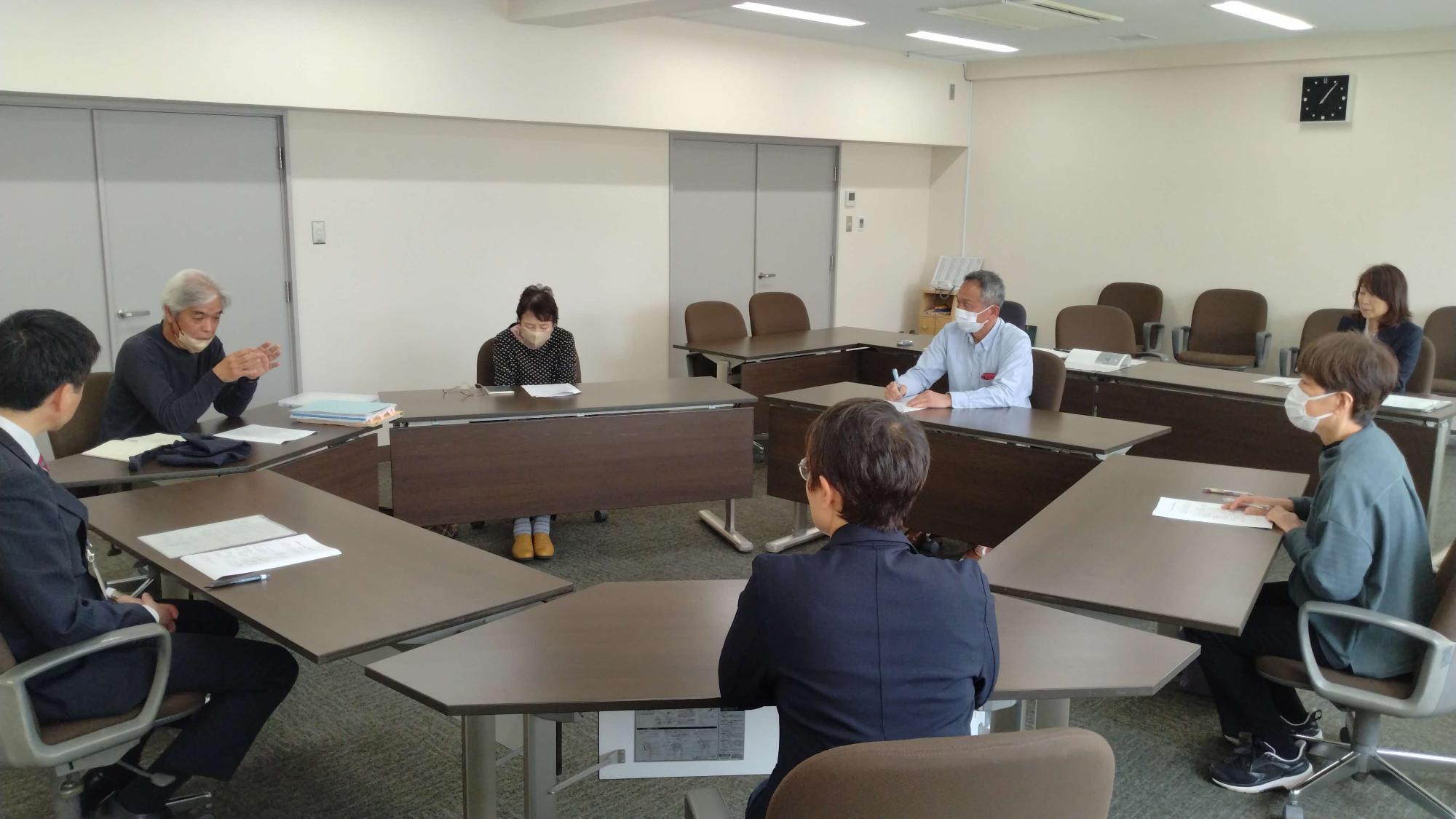 市長訪問座談会「住民主体の移動手段を考える会」