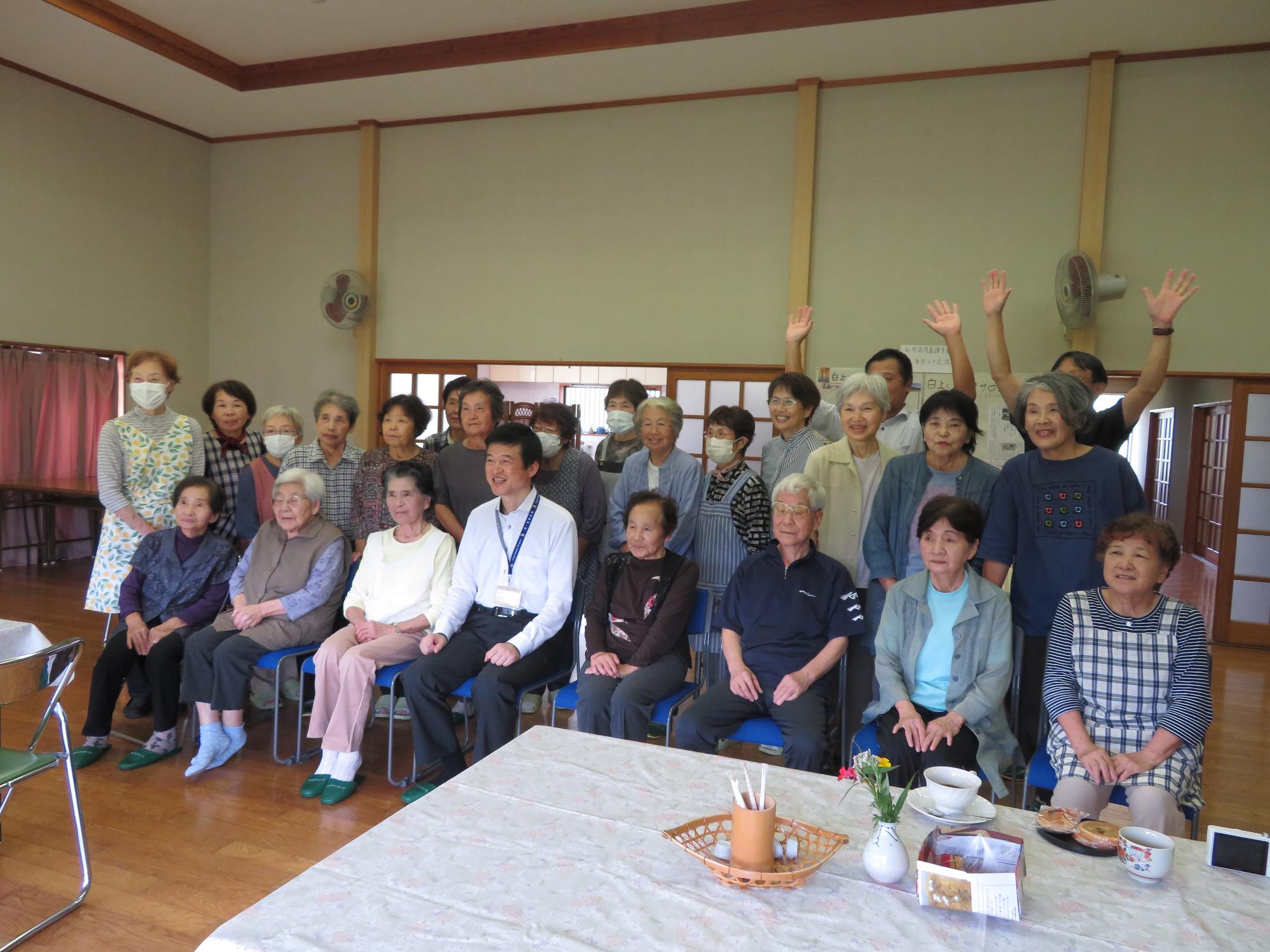 市長のおじゃまします「白上いきいきサロン松光会」