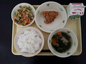 11月5日の給食の写真