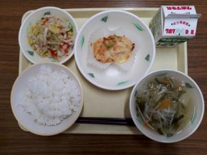 11月9日の給食の写真