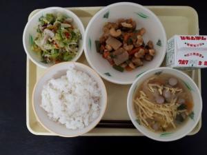 11月14日の給食の写真