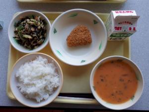 2月18日の給食の写真