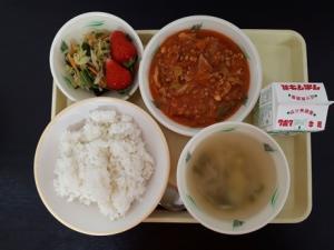 5月7日の給食の写真