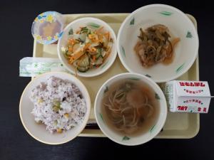 7月5日の給食の写真