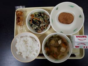 9月13日の給食の写真