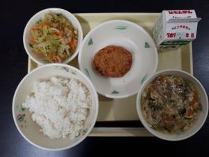 10月2日の給食の写真