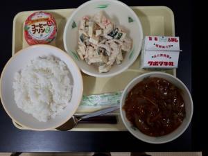 10月4日の給食の写真