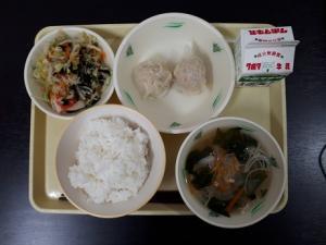 10月7日の給食の写真