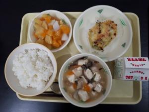 10月18日の給食の写真