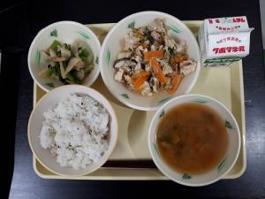 12月16日の給食の写真