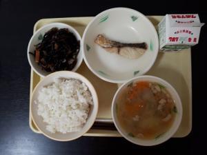 1月21日の給食の写真