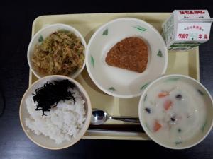 2月7日の給食の写真