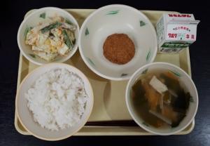 4月13日の給食の写真