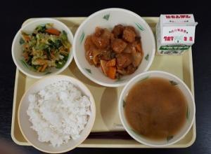 4月16日の給食の写真