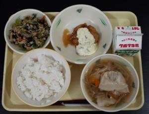 10月2日の給食の写真