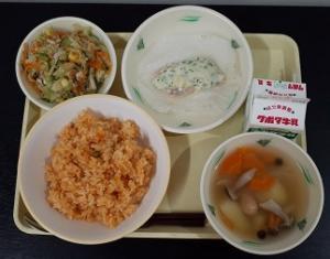 10月5日の給食の写真