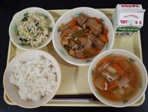 10月6日の給食の写真