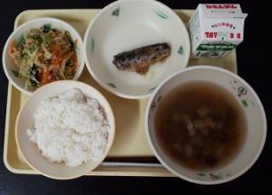 10月12日の給食の写真