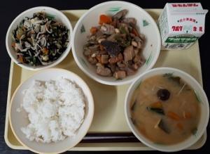 1月21日の給食の写真