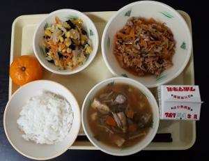 1月22日の給食の写真