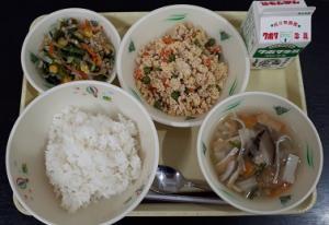 3月17日の給食の写真