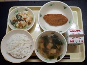 4月13日の給食の写真