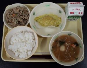 4月19日の給食の写真