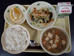 5月25日の給食の写真