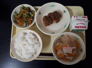 7月1日の給食の写真