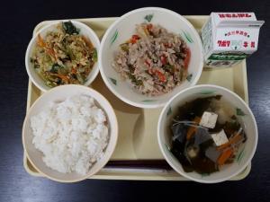 9月1日の給食の写真