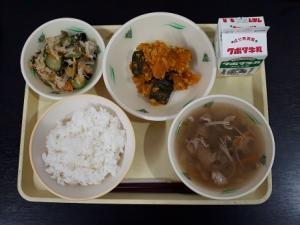 9月16日の給食の写真