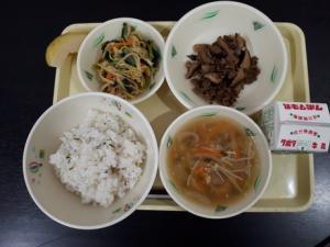 9月24日の給食の写真