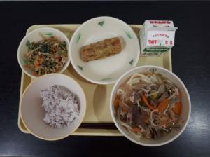 10月4日の給食の写真