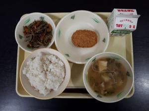 10月19日の給食の写真