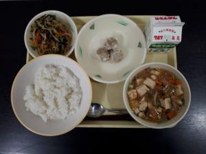 10月22日の給食の写真