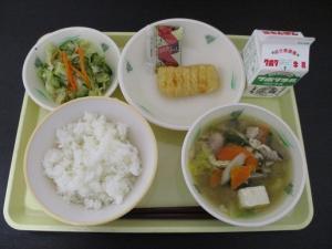 4月13日の給食の写真