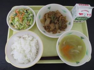 4月18日の給食の写真