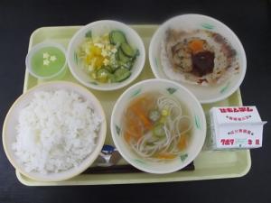 7月7日の給食の写真